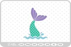 Mermaid Tail Fish Tail SVG PNG DXF Product Image 1