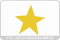 Star Sparkle Shape SVG PNG DXF Product Image 1