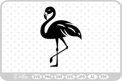 Flamingo Bird SVG PNG DXF Product Image 1