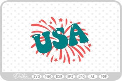 USA America 4th Of July SVG PNG DXF Product Image 1