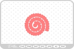 Rolled Flower Paper Craft SVG PNG DXF Product Image 1