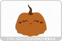 Cute Pumpkin Jack o Lantern Halloween Autumn Fall SVG PNG Product Image 1