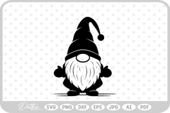 Festive Christmas Gonks Gnomes Winter SVG PNG DXF Product Image 1