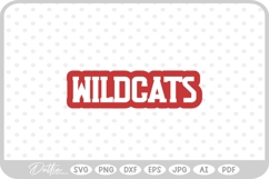 Sports Wildcats Team SVG PNG DXF Product Image 1