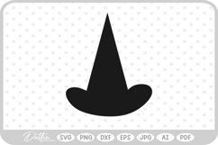 Halloween Witch Hat SVG PNG DXF Product Image 1