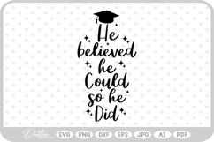 Graduation Quote SVG PNG DXF Product Image 1