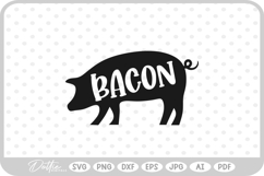Pig Quote Farm Animal SVG PNG DXF Product Image 1
