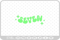 Seven SVG PNG DXF Product Image 1