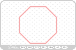Octagon SVG PNG DXF Product Image 1