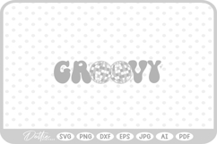 Disco Groovy Ball Party Glitter Sparkle Dance SVG PNG DXF Product Image 1