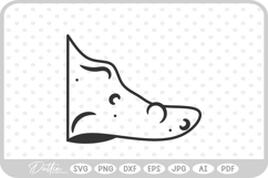 Witch Nose Warts Halloween Green SVG PNG DXF Product Image 1