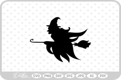 Witch Broomstick Hat Halloween SVG PNG DXF Product Image 1