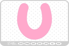 Horse Shoe SVG PNG DXF Product Image 1