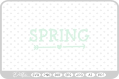 Spring Time Arrow SVG PNG DXF Product Image 1