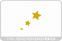 Star Shape Stars Space Doodle Starburst SVG PNG DXF Product Image 1
