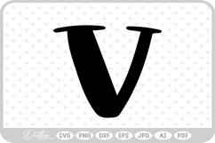 Roman Numeral SVG PNG DXF Product Image 1