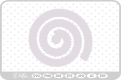 Rolled Flower Paper Craft SVG PNG DXF Product Image 1