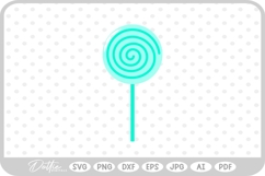 Lolly Lollipop Candy SVG PNG DXF Product Image 1