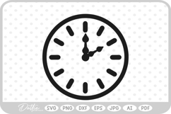Clock SVG PNG DXF Product Image 1