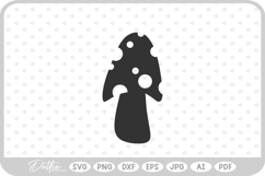 Mushroom Spotty Toadstool SVG PNG DXF Product Image 1
