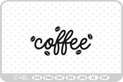 Coffee Hot Drink SVG PNG DXF Product Image 1