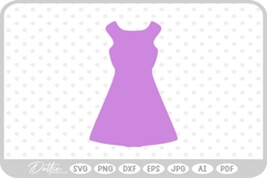 Shift Dress SVG PNG DXF Product Image 1