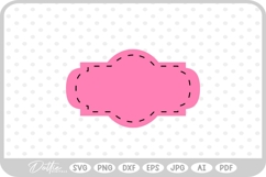 Elegant Dashed Shape SVG PNG DXF Product Image 1