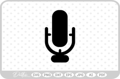 Microphone Music Mic SVG PNG DXF Product Image 1