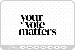 Voting Vote Election President Voted SVG PNG DXF Product Image 1