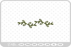 Botanical Hand Drawn Vine Doodle Nature SVG PNG DXF Product Image 1