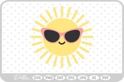Sunshine Cute Summer Sun Yellow Nature Shine SVG PNG DXF Product Image 1
