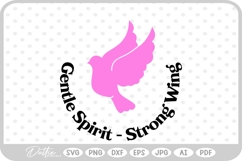 Dove Quote SVG PNG DXF Product Image 1