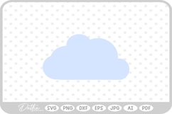 Cloud SVG PNG DXF Product Image 1