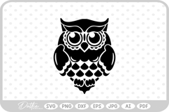 Owl Bird SVG PNG DXF Product Image 1