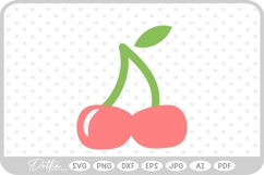 Cherries SVG PNG DXF Product Image 1