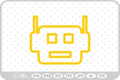 Robot SVG PNG DXF Product Image 1