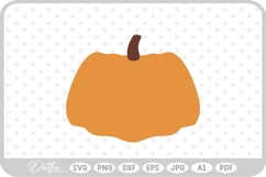 Pumpkin Halloween Autumn Fall Squash SVG PNG DXF Product Image 1
