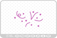 Confetti Party Décor SVG PNG DXF Product Image 1