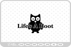 Owl Quote SVG PNG DXF Product Image 1