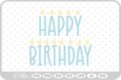 Happy Birthday SVG PNG DXF Product Image 1