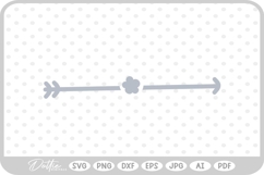 Arrow Decorative Line Cute Scandi Simple Drawn SVG PNG DXF Product Image 1