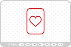 Playing Card Suit SVG PNG DXF Product Image 1