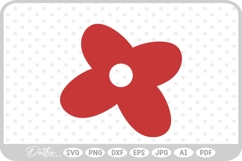 Flower Doodle Sketch Style Hand Drawn SVG PNG DXF Product Image 1