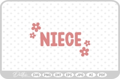 Niece Female Relative SVG PNG DXF Product Image 1