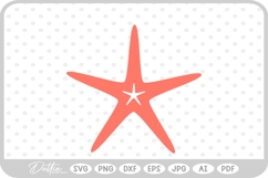 Starfish SVG PNG DXF Product Image 1
