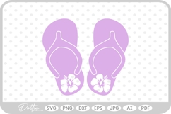 flip flops SVG PNG DXF Product Image 1