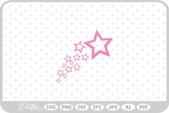 Star Shape Stars Space Doodle Starburst SVG PNG DXF Product Image 1