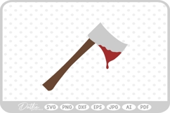 Axe Axes Halloween Blood SVG PNG DXF Product Image 1