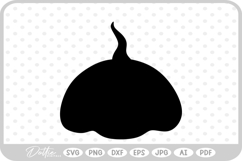 Pumpkin Halloween Autumn Fall Squash SVG PNG DXF Product Image 1