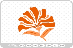 Abstract Flower Pattern Wavy SVG PNG DXF Product Image 1
